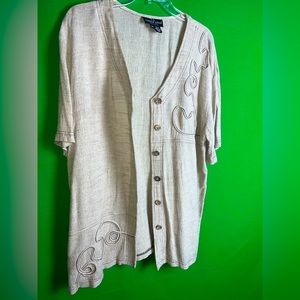 Vintage Stitched Overlay/Blazer